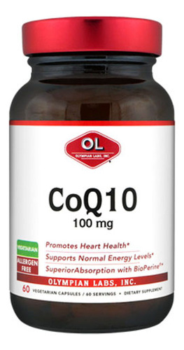 Coq 10 100 Mg 60 Cápsulas Da Olympian Labs