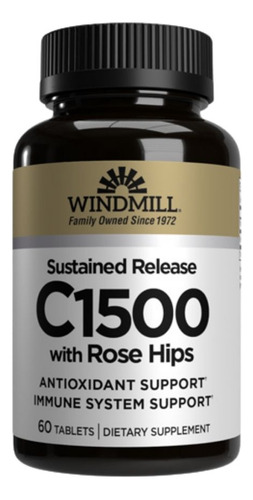 Vitamina C Com Roseira Brava 1500 Mg 60 Comprimidos Da Windm