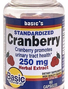 Extrato De Ervas De Cranberry 250 Mg 60 Cápsulas Por Vitamin