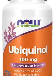 Ubiquinol 100 Mg 60 Cápsulas Gelatinosas Da Now Foods