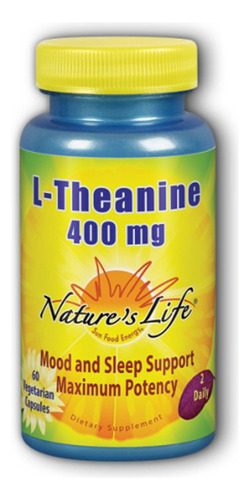 L-theanine 400 Mg 30 Tabs By Nature's Life