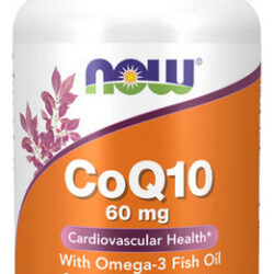 Coq10 Com Óleo De Peixe Ômega 3 60 Mg 120 Cápsulas Gelatinos