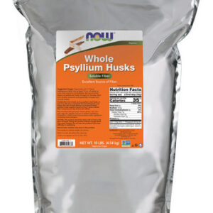 Cascas De Psyllium Inteiras De 10 Libras Da Now Foods