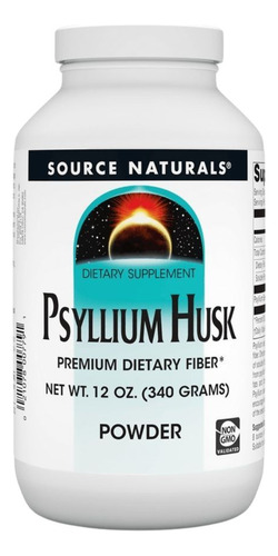 Psyllium Husk Powder 12 Oz (340 G) By Source Naturals