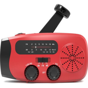 Para Para Rádio De Emergência Manivela Solar Radio