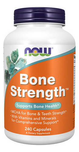 Bone Strength 240 Cápsulas Da Now Foods