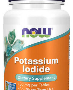 Iodeto De Potássio 30 Mg 60 Comprimidos Da Now Foods