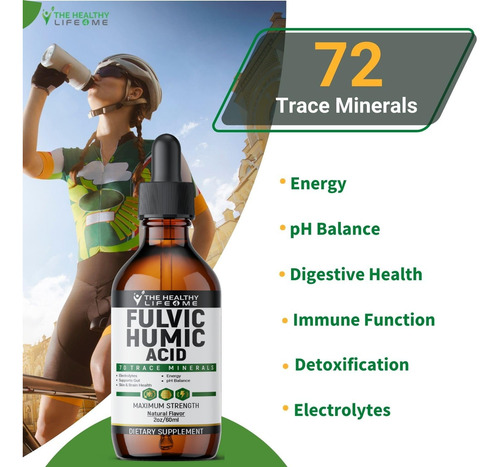 Suplemento De Ácido Fúlvico Líquido Healthy Life 4 Me De 2 M - Imagem 4