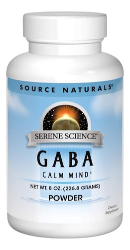 Gaba Powder 8 Oz By Source Naturals