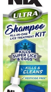 Ultra Shampoo All-in-one Para Tratamento De Piolhos De 4 Onç