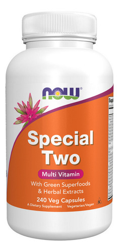 Special Two 240 Cápsulas Da Now Foods