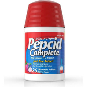 Complete Chewable Berry Flavor 25 Tabs By Pepcid