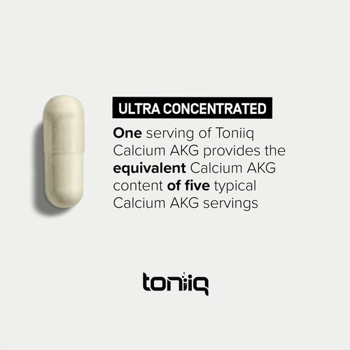 Suplemento De Cálcio De Pureza Ultra-alta Toniiq 1800mg Akg - Imagem 5