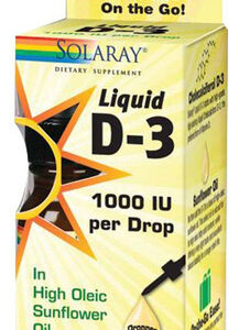 Líquido D-3 0,5 Onças Da Solaray