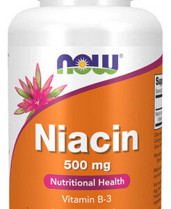 Niacina 500 Mg 100 Cápsulas Da Now Foods