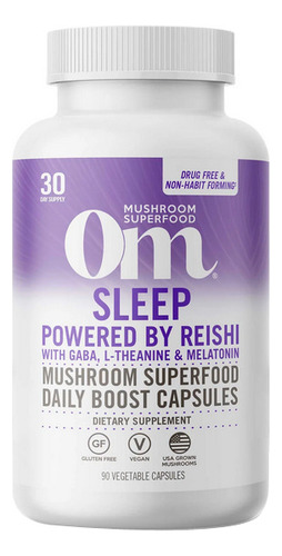 Sleep Mushroom Capsules 90 Caps By Om Mushrooms
