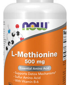 L-metionina 500 Mg 100 Cápsulas Da Now Foods