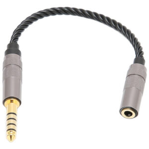 Cabo Adaptador De Fone De Ouvido Banhado A Ouro 4.4mm Macho