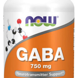 Gaba 750 Mg 100 V/cápsulas Da Now Foods