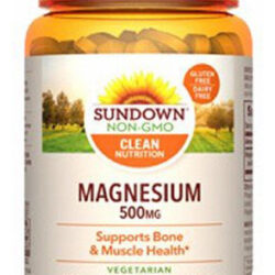 Cápsulas Revestidas De Magnésio Sundown Naturals 500 Mg 180