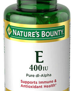 Nature's Bounty Vitamina E 400 Ui 120 Cápsulas Da Nature's B