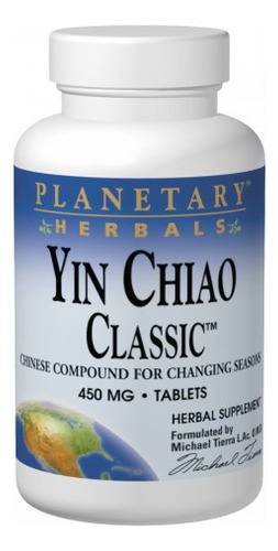 Yin Chiao Classic 450 Mg 30 Comprimidos Da Planetary Herbals