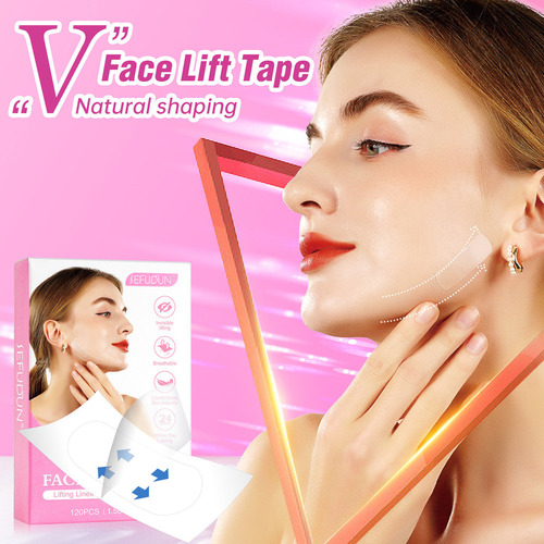 Fita Facial Impermeável Invisível Para Papada E Queixo (gran - Imagem 5