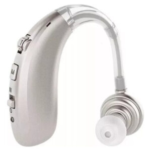 Aparelho Auditivo Recarregável Z-360 Silver Para Idosos