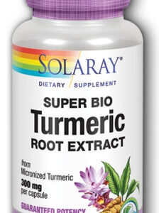 Super Bio Turmeric 30 Cápsulas Da Solaray