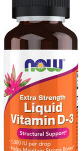 Vitamina D-3 Líquida Extra Forte 1000 Ui 1 Oz Da Now Foods