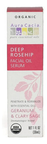 Sérum De Óleo Facial De Rosa Mosqueta Profunda De 1 Onça Da