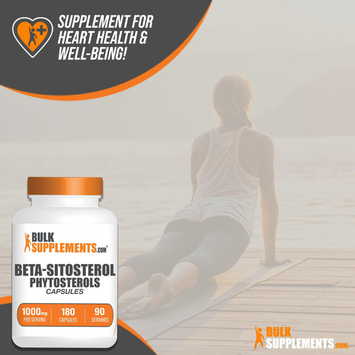 Suplemento De Fitoesteróis Bulksupplements.com 1000 Mg 180 C - Imagem 5