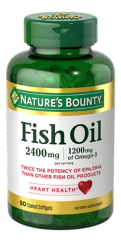 Ômega 3 - Nature"s Bounty - Fish Oil - 90 unidades