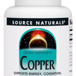 Copper 3 Mg 120 Tabs By Source Naturals
