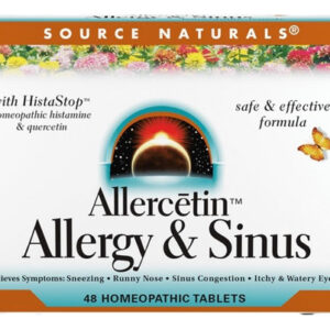 Allercetin Allergy & Sinus 48 Tabs By Source Naturals