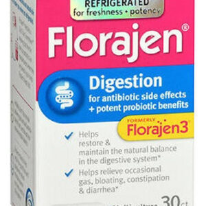 Suplemento De Digestão Florajen3 30 Cápsulas Da Florajen