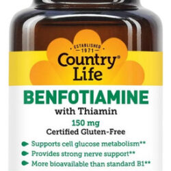 Vitamina B1 Com Benfotiamina 60 Vcaps Da Country Life