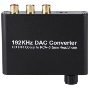 Conversor Analógico Toslink Coaxial Coaxial Digital 5.1 Hd