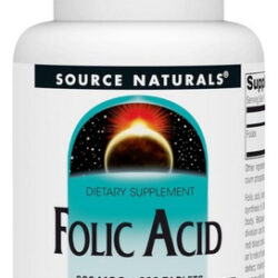 Folic Acid 800 Mcg 200 Tabs By Source Naturals