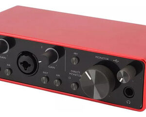 // Interface De Áudio Usb Para Focusrite Scarlett 2i2 3.