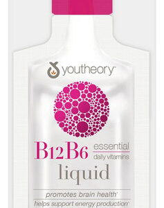 Pacotes Líquidos De Vitamina B12 E B6 De 12 Onças Da Youtheo