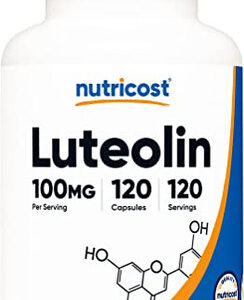Suplemento Nutricost Luteolin 100mg 120 Cápsulas Vegetariano