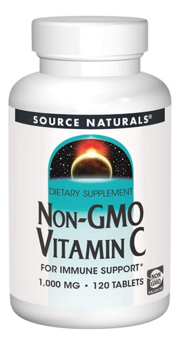 Vitamin C Non-gmo 1000 Mg 120 Tabs By Source Naturals