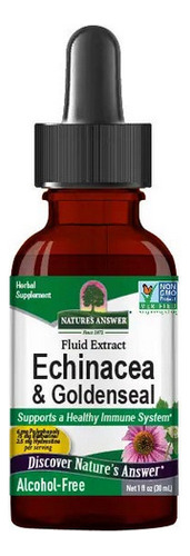 Echinacea-goldenseal Sem Álcool, 1 Onça Da Nature's Answer