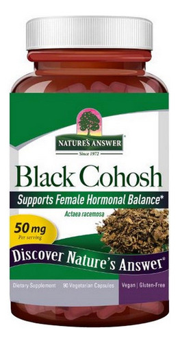 Black Cohosh Root 90 Cápsulas Da Nature's Answer