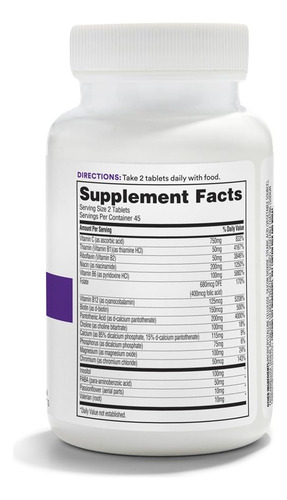 Suplemento 365 Da Whole Foods Market Vitamin B Complex 90 Ta - Imagem 2