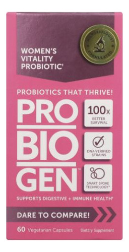 Probiótico Vitality Para Mulheres 60 Cápsulas Da Probiogen