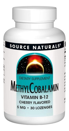 Methylcobalamin Cherry 5 Mg 30 Tabs By Source Naturals