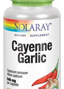Alho Caiena 540 Mg 100 Cápsulas Da Solaray