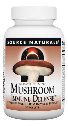 Mushroom Immune Defense 60 Tabs By Source Naturals